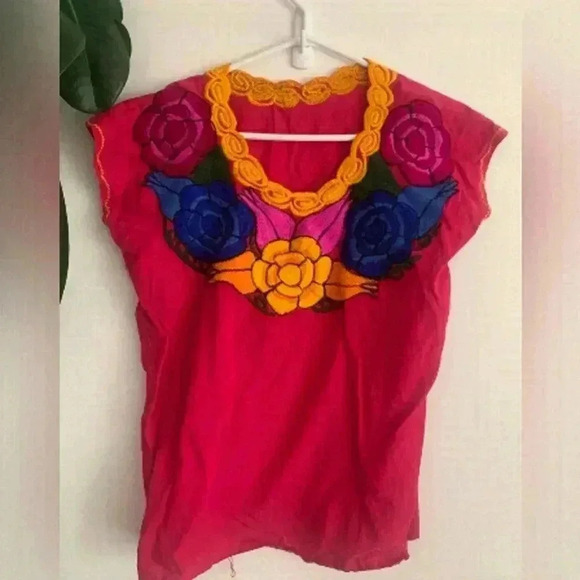 Embroidered Vintage Mexican Shirt - Picture 3 of 7